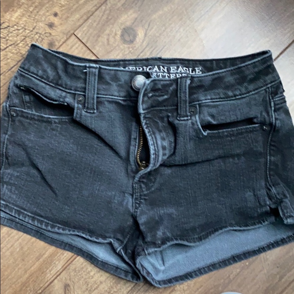 Black American eagle shorts